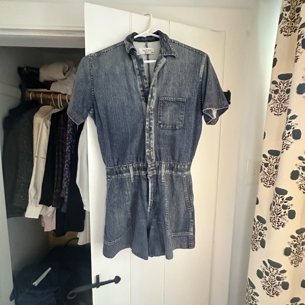 Denim rag & bone romper xs